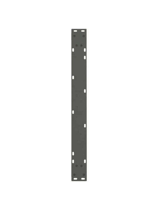 Nohy k jídelnímu stolu ve tvaru v, 2 ks, antracitové, 80 x (72-73,3) cm, ocel