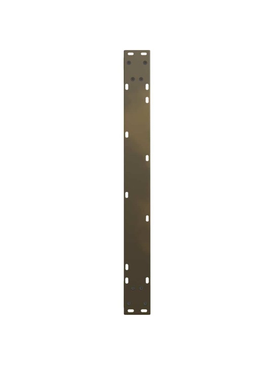 Nohy k jídelnímu stolu ve tvaru v, 2 ks, přírodní ocel, 90 x (72-73,3) cm, ocel