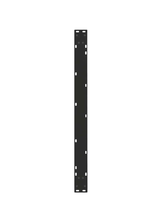 Nohy k jídelnímu stolu ve tvaru v, 2 ks, černé, 100 x (72-73,3) cm, ocel