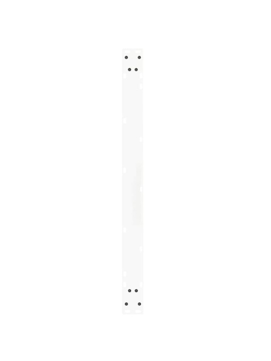 Nohy k jídelnímu stolu ve tvaru v, 2 ks, bílé, 100 x (72-73,3) cm, ocel