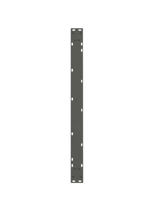 Nohy k jídelnímu stolu ve tvaru v, 2 ks, antracitové, 100 x (72-73,3) cm, ocel