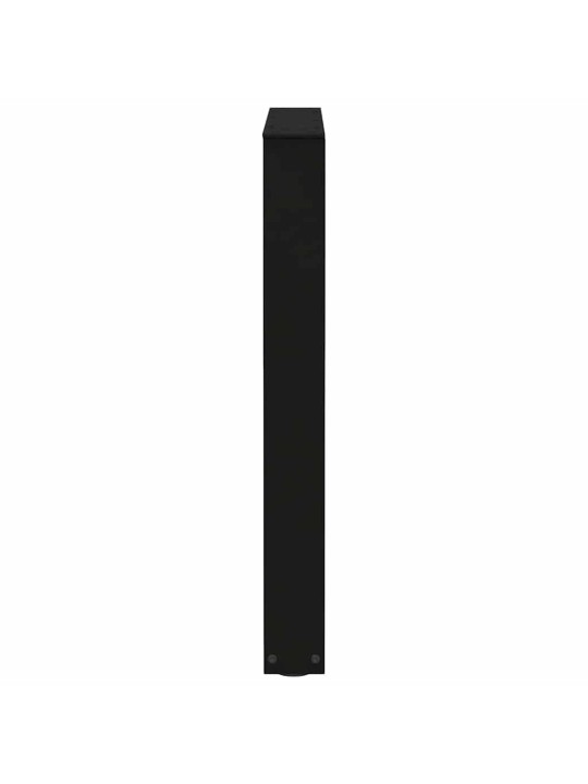 Nohy k jídelnímu stolu ve tvaru v, 3 ks, černé, 70 x (72-73,3) cm, ocel