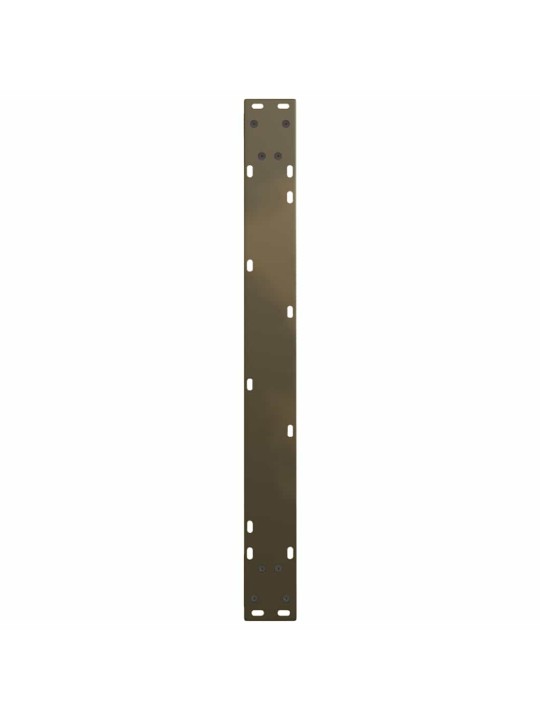 Nohy k jídelnímu stolu ve tvaru v, 3 ks, přírodní ocel, 80 x (72-73,3) cm, ocel
