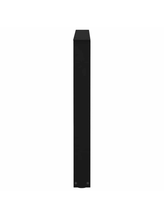 Nohy k jídelnímu stolu ve tvaru v, 3 ks, černé, 90 x (72-73,3) cm, ocel