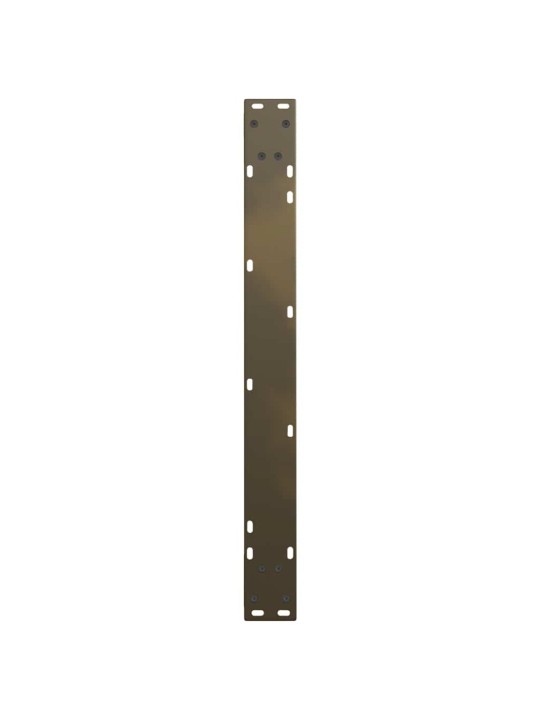 Nohy k jídelnímu stolu ve tvaru v, 3 ks, přírodní ocel, 90 x (72-73,3) cm, ocel