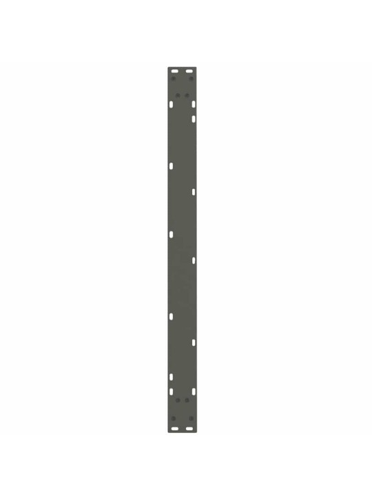 Nohy k jídelnímu stolu ve tvaru v, 3 ks, antracitové, 100 x (72-73,3) cm, ocel