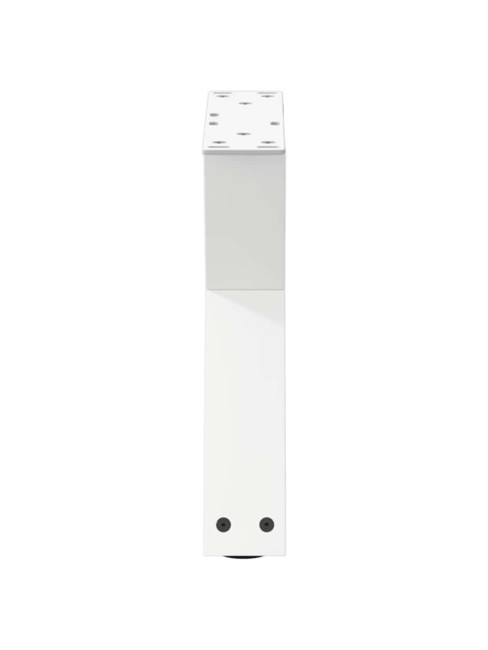 Nohy konferenčního stolku 2 ks bílé 30 x (30-31,3) cm ocelové