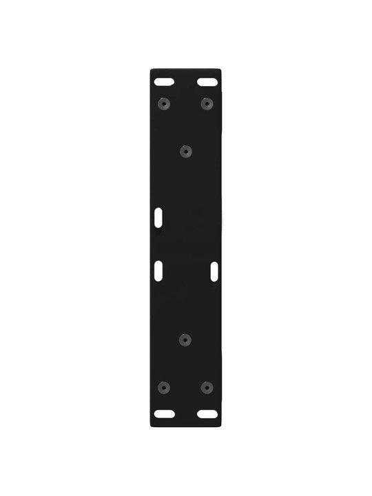 Nohy konferenčního stolku 2 ks černé 40 x (30-31,3) cm ocelové