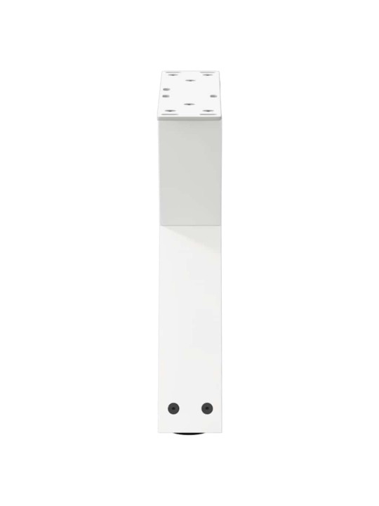 Nohy konferenčního stolku 2 ks bílé 40 x (30-31,3) cm ocelové