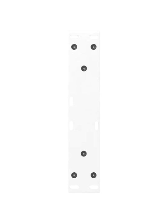 Nohy konferenčního stolku 2 ks bílé 40 x (30-31,3) cm ocelové