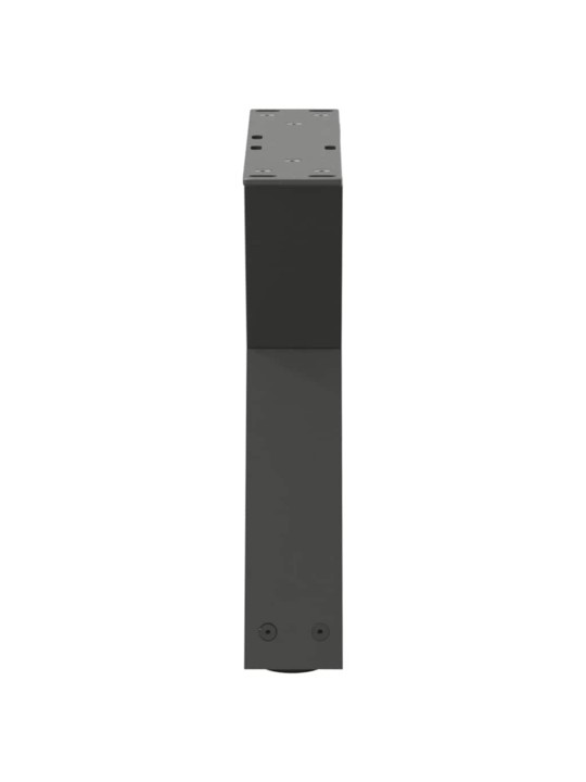 Nohy konferenčního stolku 2 ks antracitové 40 x (30-31,3) cm ocelové