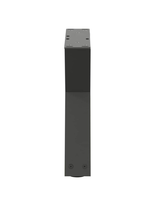Nohy konferenčního stolku 2 ks antracitové 50 x (30-31,3) cm ocelové