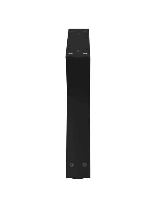 Nohy konferenčního stolku 2 ks černé 60 x (30-31,3) cm ocelové