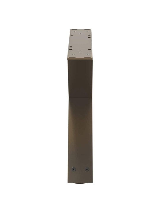 Nohy konferenčního stolku 2 ks přírodní ocel 60 x (30-31,3) cm ocel