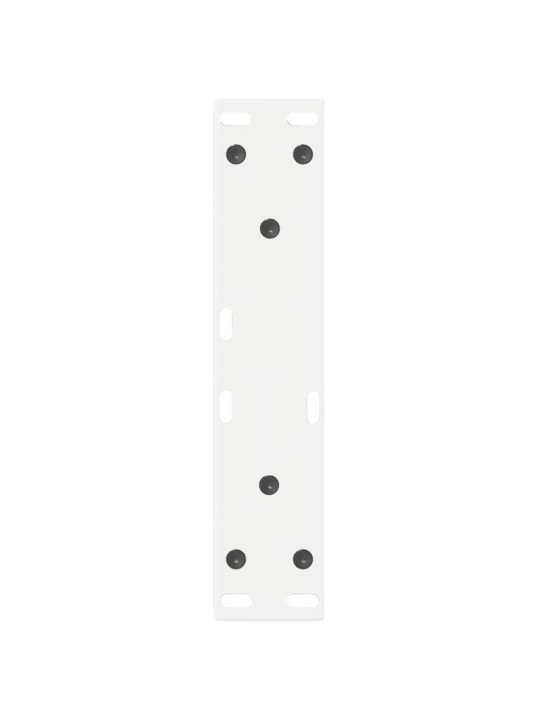 Nohy konferenčního stolku 2 ks bílé 28 x (42-43,3) cm ocelové
