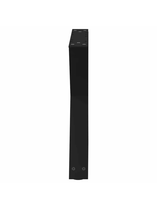 Nohy konferenčního stolku 2 ks černé 50 x (42-43,3) cm ocelové
