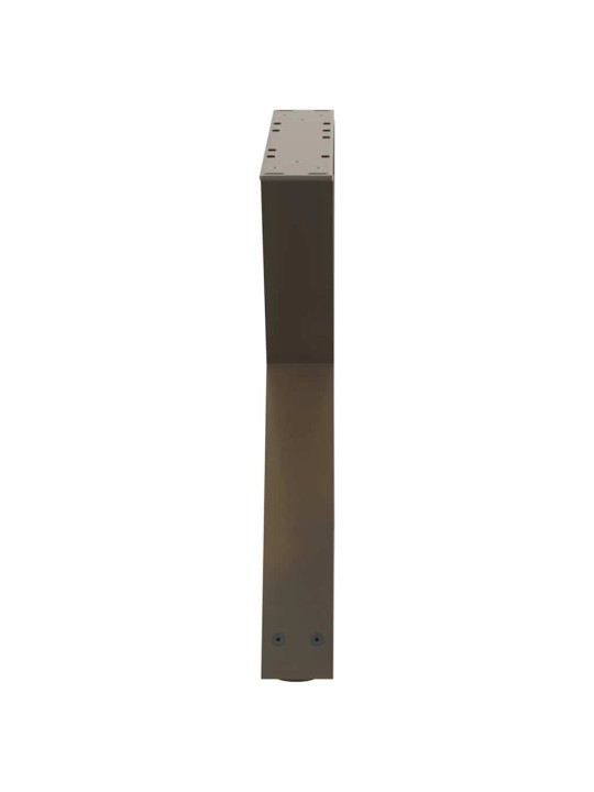 Nohy konferenčního stolku 2 ks přírodní ocel 60 x (42-43,3) cm ocel