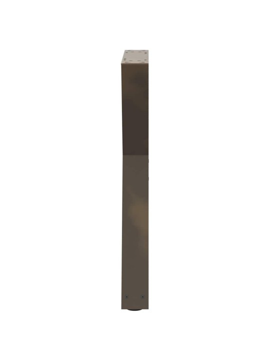 Nohy k jídelnímu stolu 2 ks přírodní ocel 60 x (72-73,3) cm ocel