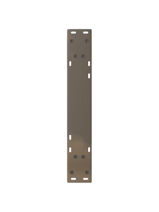 Nohy k jídelnímu stolu 2 ks přírodní ocel 60 x (72-73,3) cm ocel