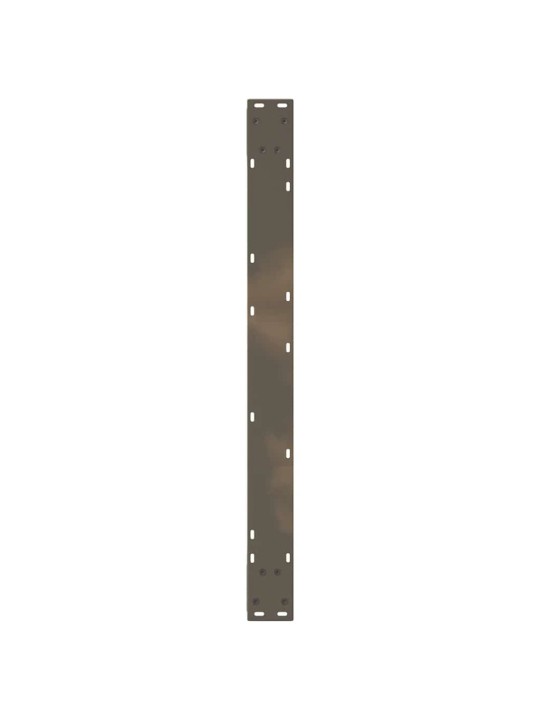 Nohy k jídelnímu stolu 2 ks přírodní ocel 90 x (72-73,3) cm ocel