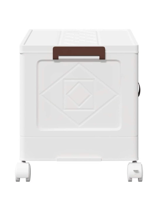 Stohovatelný úložný box na kolečkách 28 l 48,5x29,5x33 cm