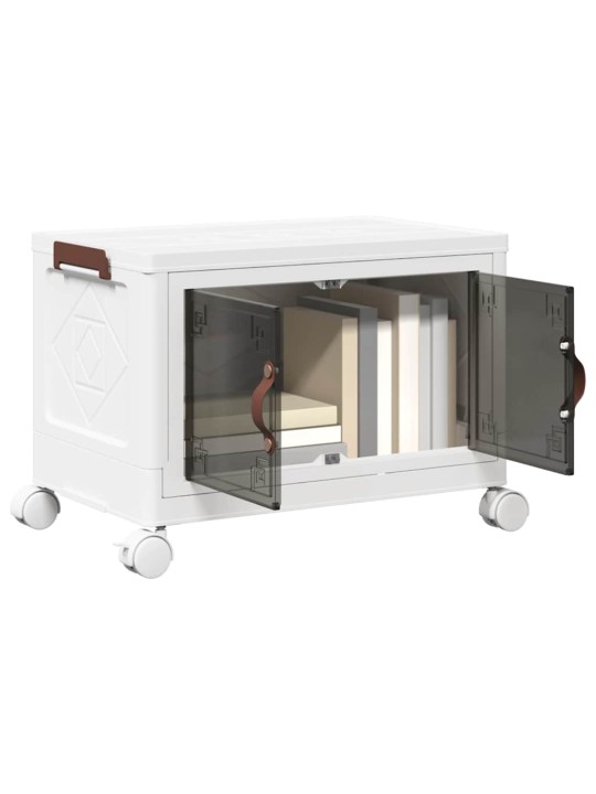 Stohovatelný úložný box na kolečkách 28 l 48,5x29,5x33 cm