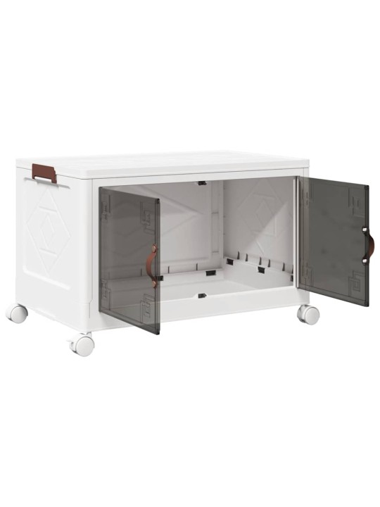 Stohovatelný úložný box na kolečkách 75 l 64x40x41 cm