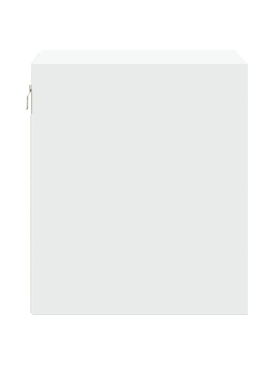 Nástěnné noční stolky s LED osvětlením 2 ks bílé