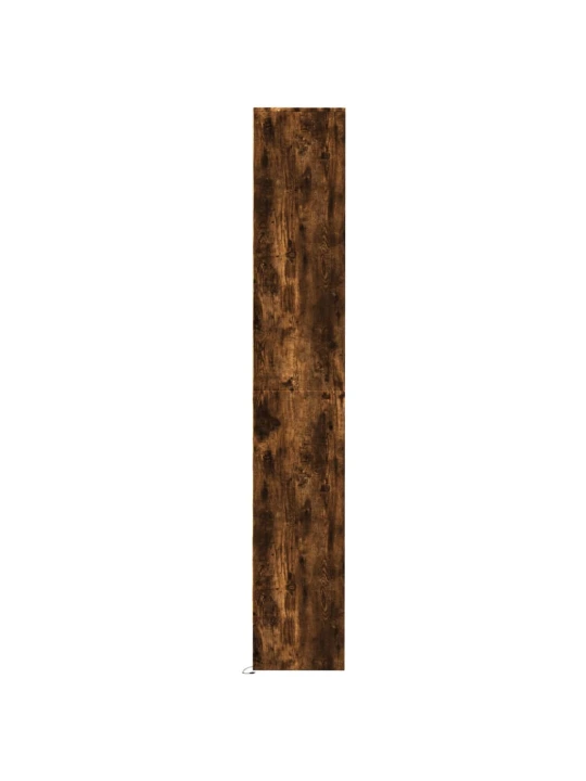 Příborník s led kouřový dub 36 x 32,5 x 200 cm kompozitní dřevo