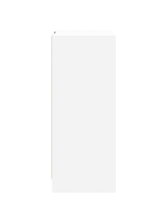 Příborník s LED bílý 77 x 34 x 85 cm kompozitní dřevo