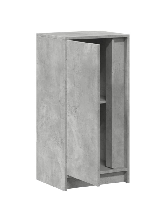 Příborník s LED betonově šedý 42,5x34x85 cm kompozitní dřevo