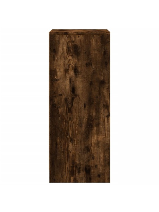 Příborník s led kouřový dub 42,5 x 34 x 85 cm kompozitní dřevo