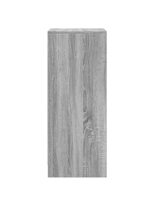 Příborník s led šedý sonoma 42,5 x 34 x 85 cm kompozitní dřevo