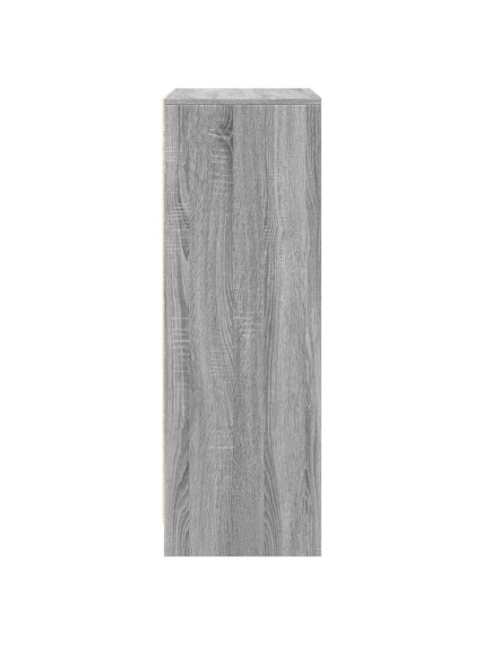 Příborník led šedý sonoma 77 x 34 x 100 cm kompozitní dřevo