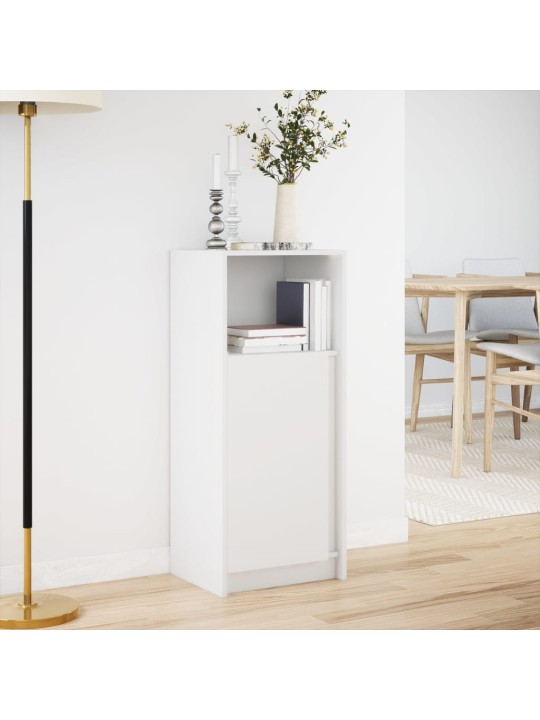 Příborník LED bílý 42,5 x 34 x 100 cm kompozitní dřevo