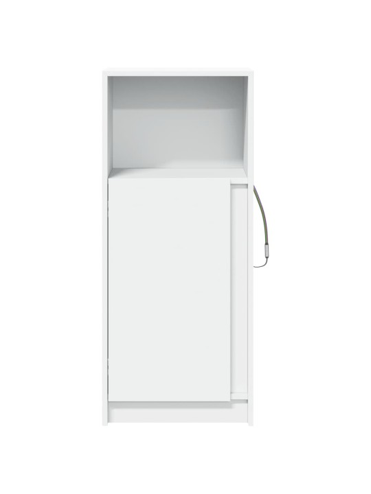 Příborník LED bílý 42,5 x 34 x 100 cm kompozitní dřevo