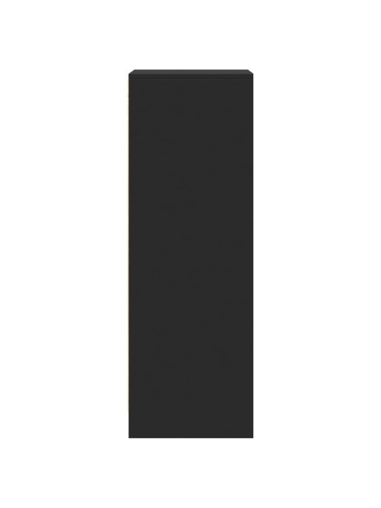 Příborník LED černý 42,5 x 34 x 100 cm kompozitní dřevo