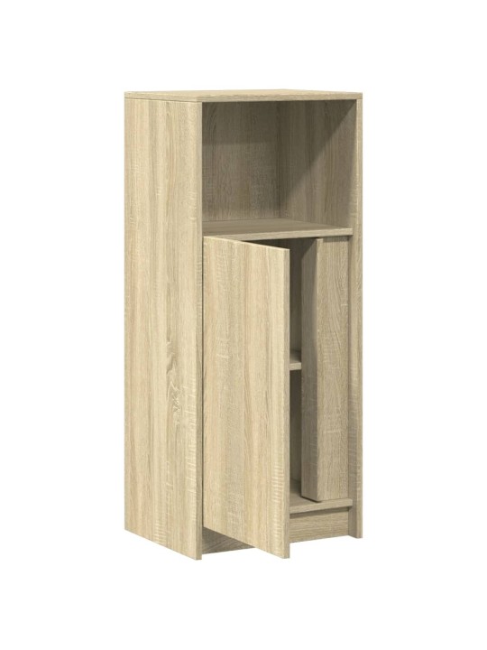 Příborník LED dub sonoma 42,5 x 34 x 100 cm kompozitní dřevo