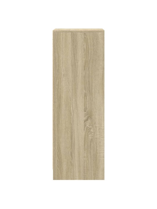 Příborník LED dub sonoma 42,5 x 34 x 100 cm kompozitní dřevo