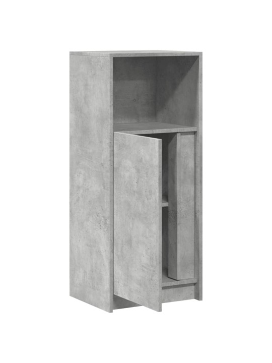 Příborník LED betonově šedý 42,5 x 34 x 100 cm kompozitní dřevo