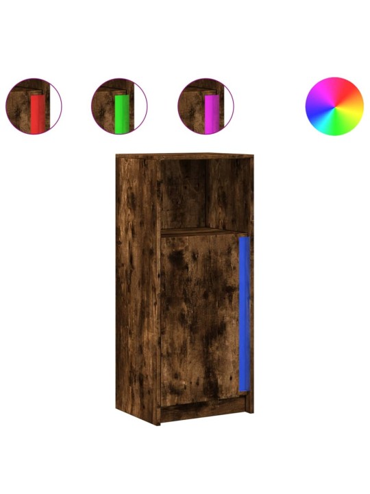 Příborník led kouřový dub 42,5 x 34 x 100 cm kompozitní dřevo