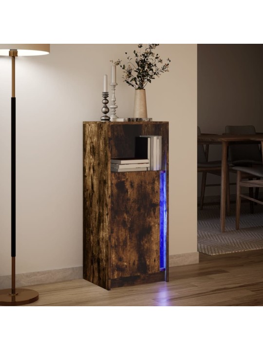 Příborník led kouřový dub 42,5 x 34 x 100 cm kompozitní dřevo