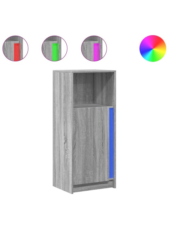 Příborník led šedý sonoma 42,5 x 34 x 100 cm kompozitní dřevo
