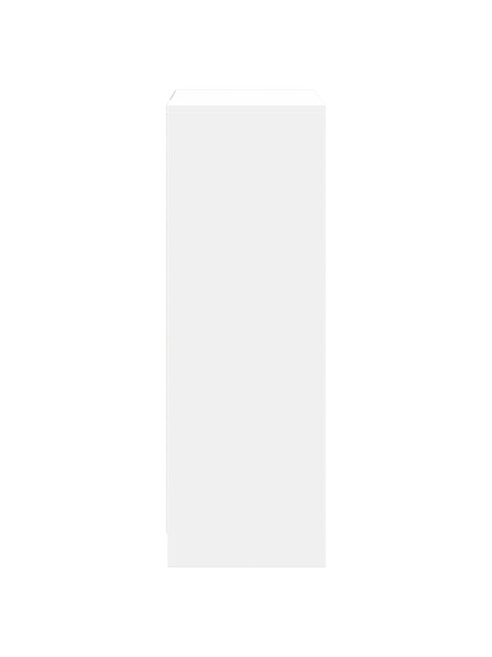 Příborník LED bílý 72 x 34 x 100 cm kompozitní dřevo