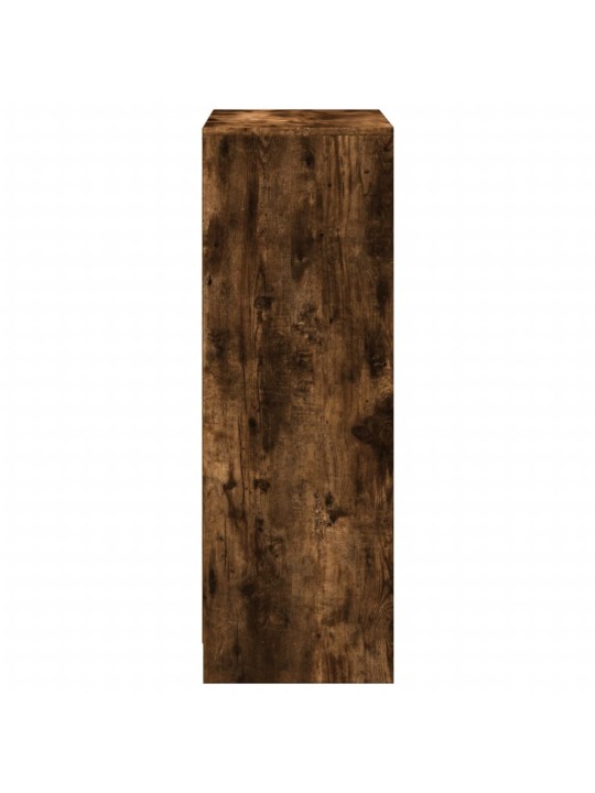 Příborník led kouřový dub 72 x 34 x 100 cm kompozitní dřevo
