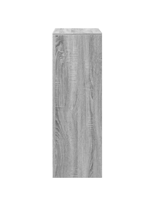 Příborník led šedý sonoma 72 x 34 x 100 cm kompozitní dřevo