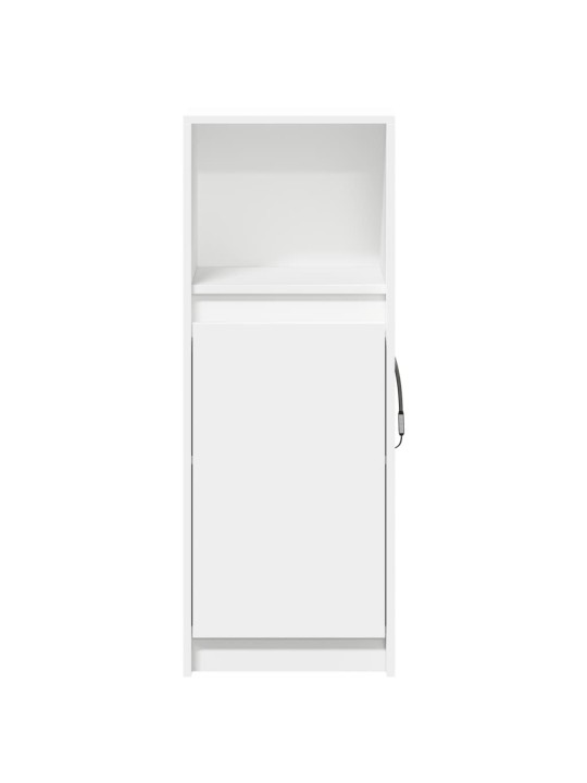 Příborník LED bílý 38 x 34 x 100 cm kompozitní dřevo