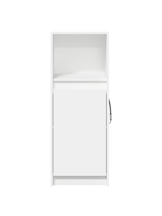 Příborník LED bílý 38 x 34 x 100 cm kompozitní dřevo
