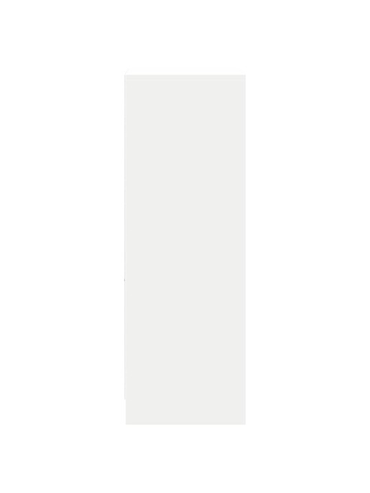 Příborník LED bílý 38 x 34 x 100 cm kompozitní dřevo