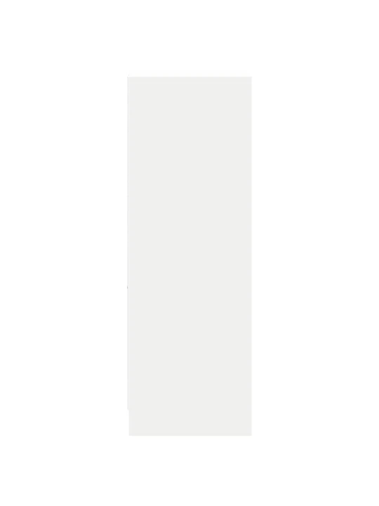 Příborník LED bílý 38 x 34 x 100 cm kompozitní dřevo
